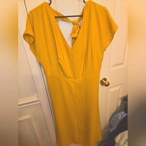 Ann Taylor Factory Elegant Yellow Dress